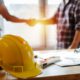 Yellow Safety Helmet On